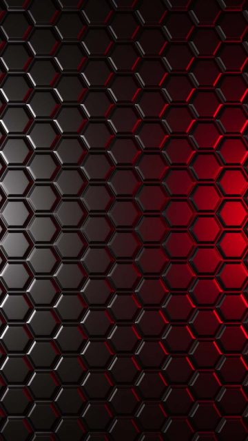 3D Hexagon iPhone Wallpaper HD