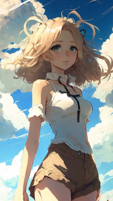 Anime Beauty iPhone Wallpaper HD