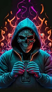 Anonymous Skull iPhone Wallpaper HD