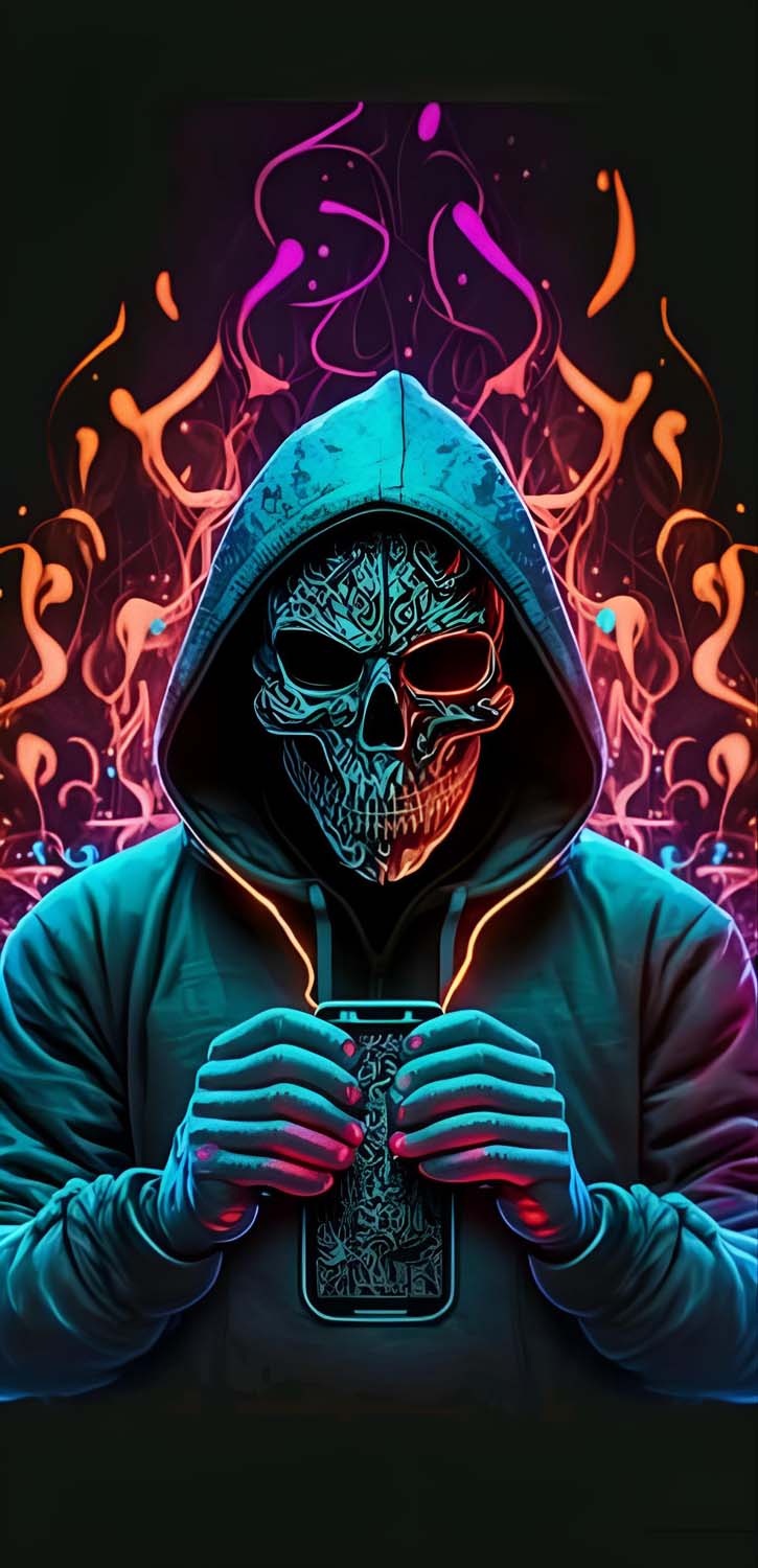 Anonymous Skull iPhone Wallpaper HD