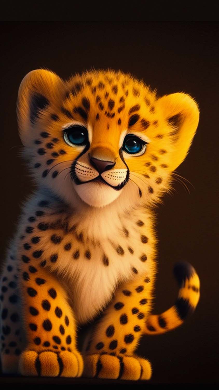 BBaby Cheetah iPhone Wallpaper HD