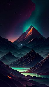 Black Mountains iPhone Wallpaper HD