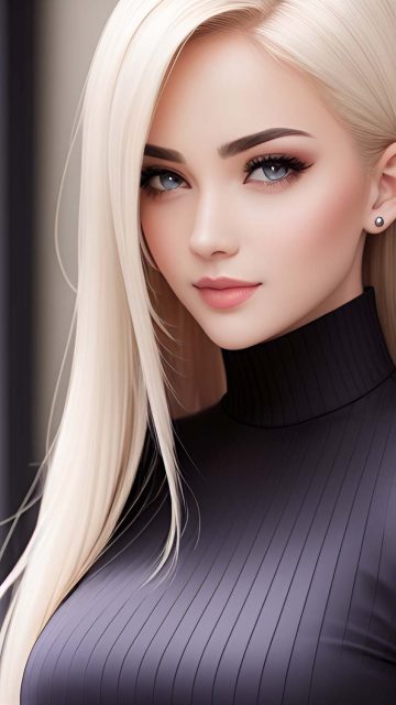 Blonde Girl iPhone Wallpaper HD