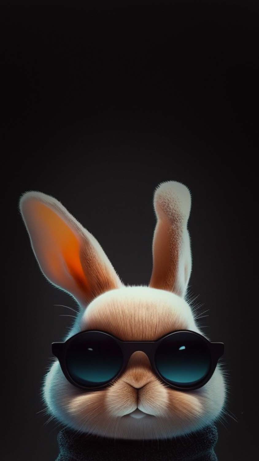 Cool Bunny iPhone Wallpaper HD