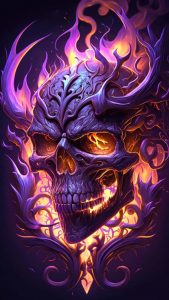 Devil Skull iPhone Wallpaper HD