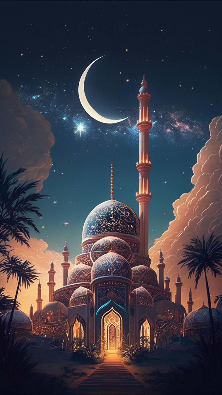Eid Mosque iPhone Wallpaper HD