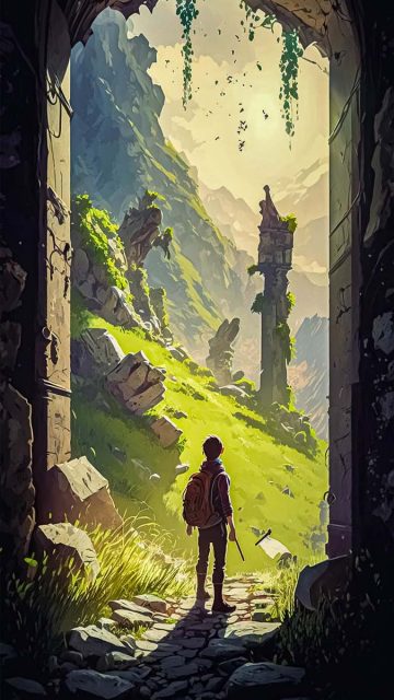 Explorer of Forgotten Worlds iPhone Wallpaper HD