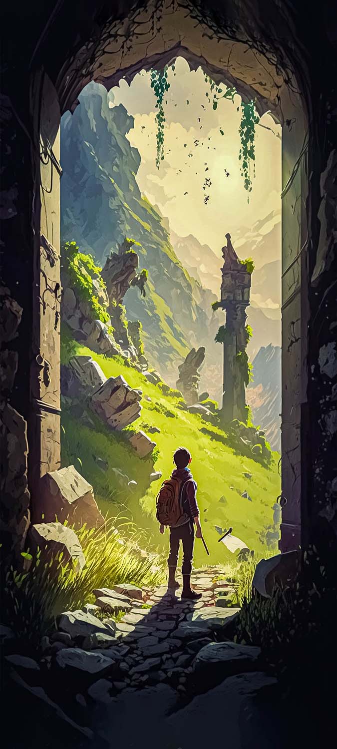 Explorer of Forgotten Worlds iPhone Wallpaper HD