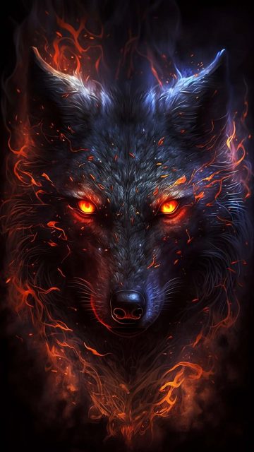 Ghost Wolf iPhone Wallpaper HD