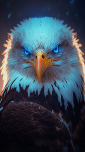 Golden Eagle 4K iPhone Wallpaper HD