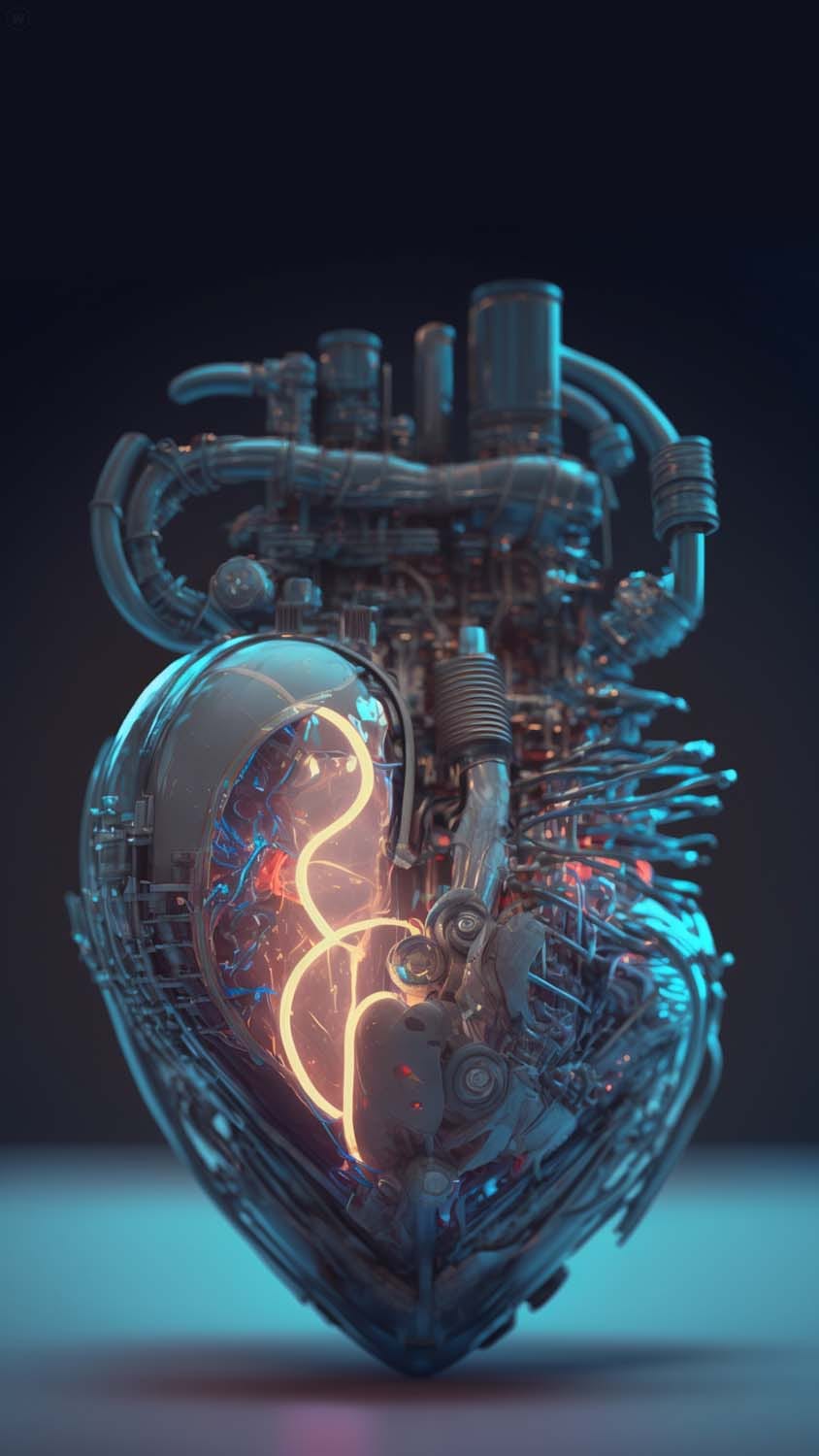 Heart Machine iPhone Wallpaper HD