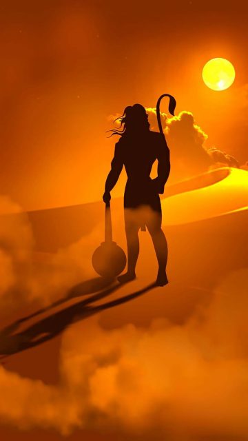 Hindu God Hanuman iPhone Wallpaper HD