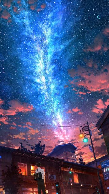 Lightning Stars iPhone Wallpaper HD