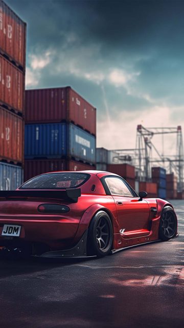 Mazda RX 7 iPhone Wallpaper HD