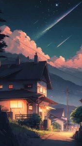 Meteor Sky iPhone Wallpaper HD