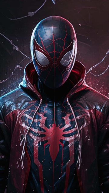 Miles Spidey iPhone Wallpaper HD