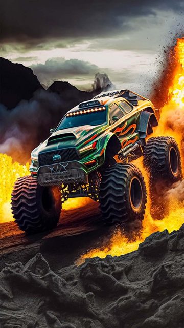 Monster Truck iPhone Wallpaper HD