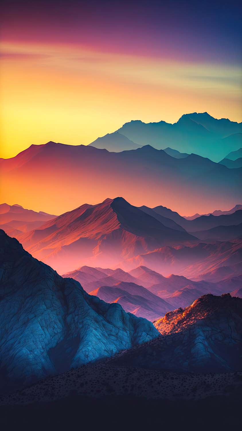 Morning Mountains iPhone Wallpaper HD