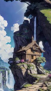 Mountain House iPhone Wallpaper HD