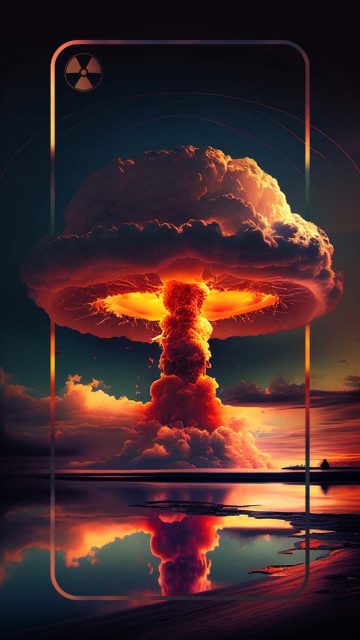Nuke Blast iPhone Wallpaper HD