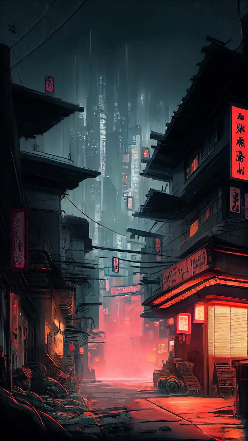 Old Streets of Japan iPhone Wallpaper HD