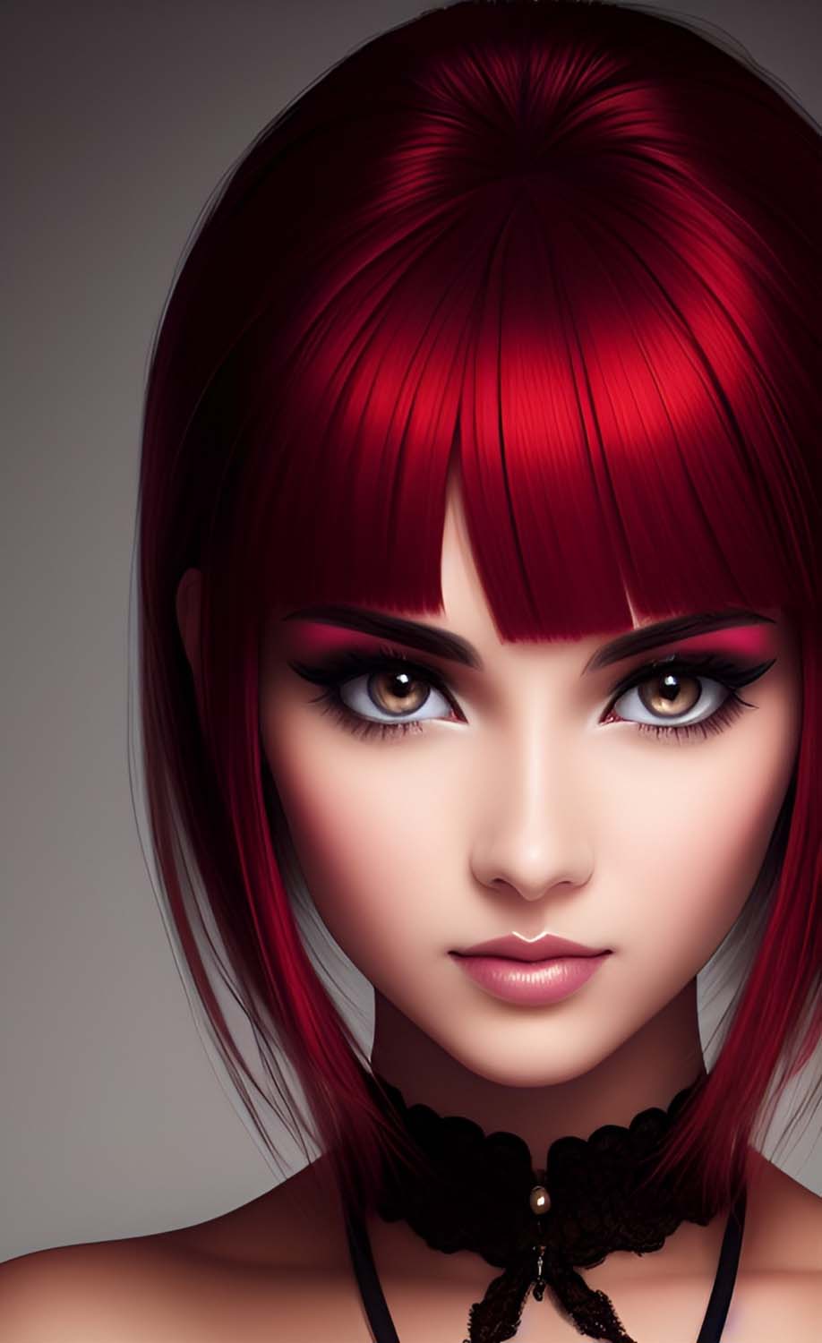 Redhead Girl Portrait iPhone Wallpaper HD