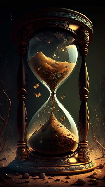 Sand Timer iPhone Wallpaper HD