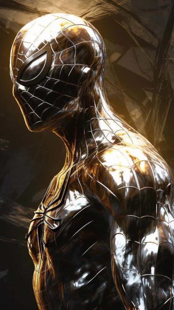 Silver Spiderman iPhone Wallpaper HD