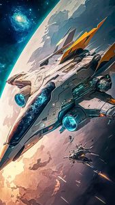 Space Jet iPhone Wallpaper HD