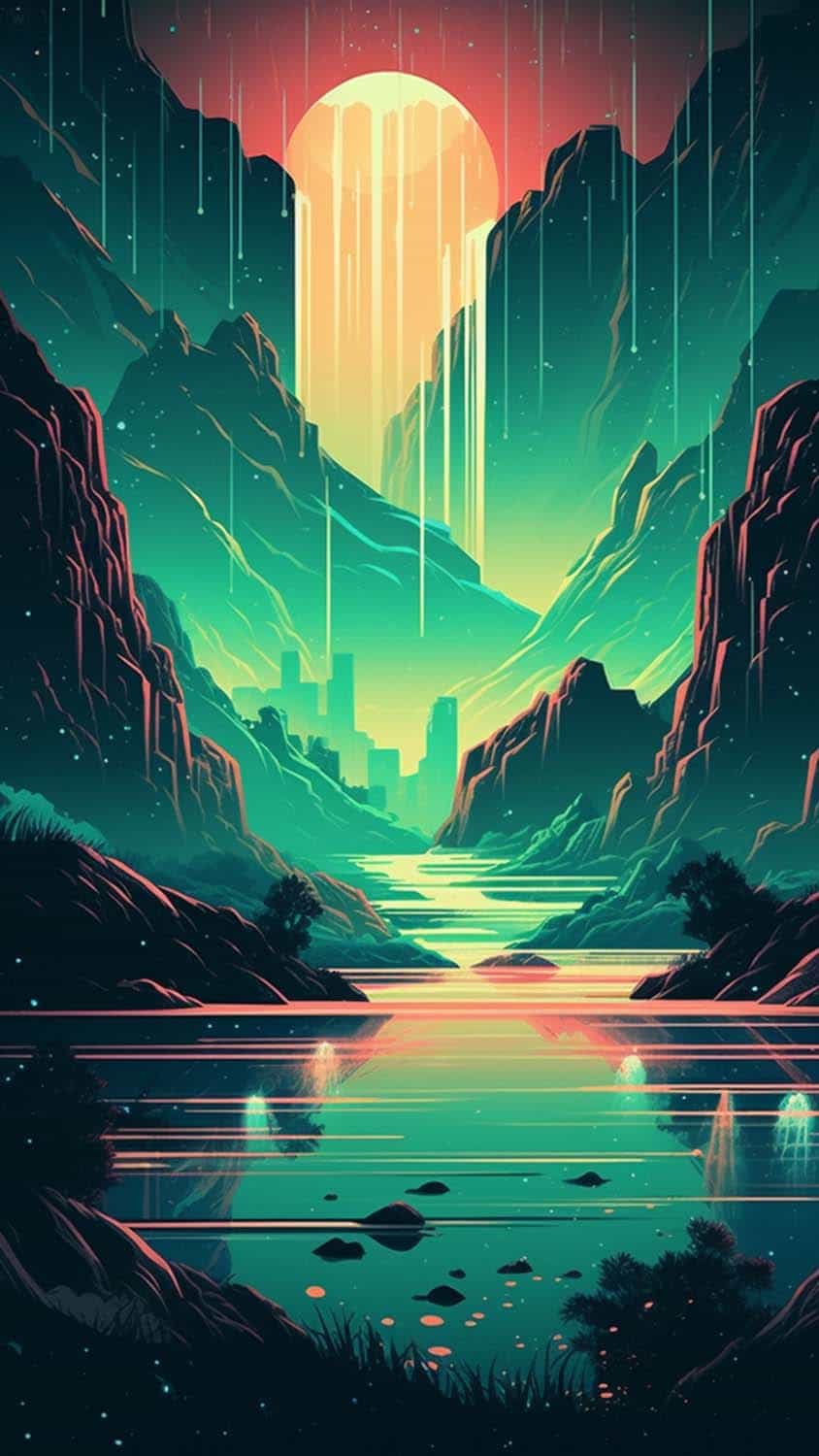 The Abstract World iPhone Wallpaper HD