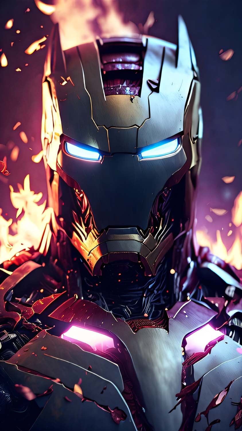 The Iron Bat Armor iPhone Wallpaper HD