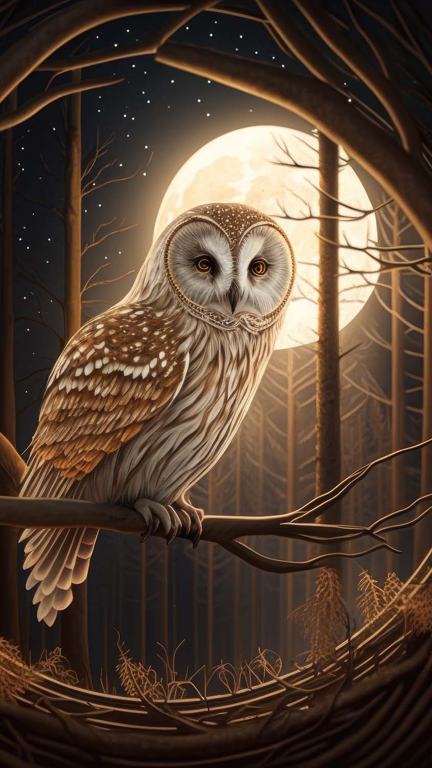48 Owl iPhone Wallpaper  WallpaperSafari
