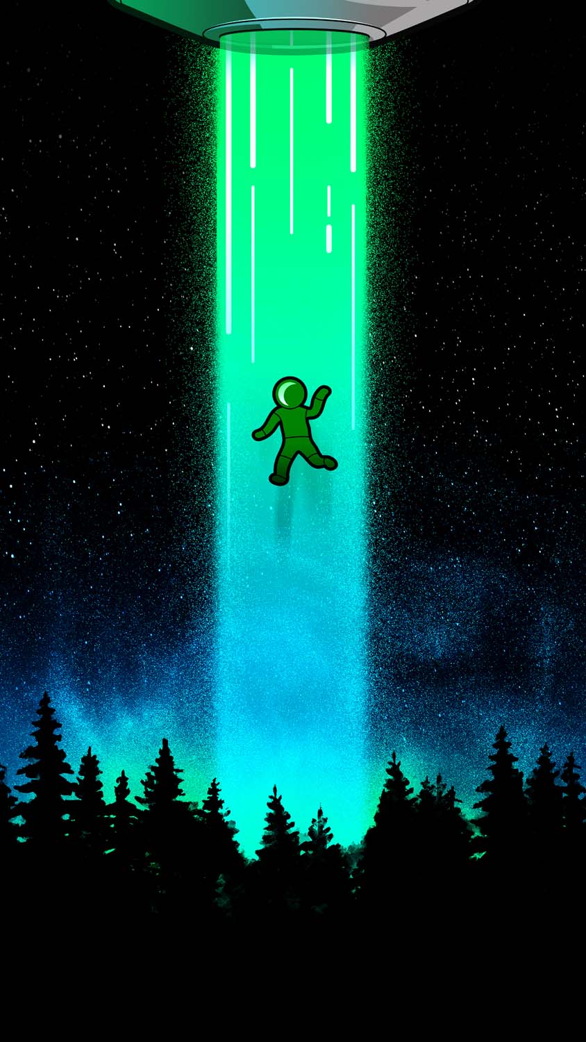 Alien Hijack Oled iPhone Wallpaper HD