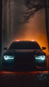 All Black Car iPhone Wallpaper HD