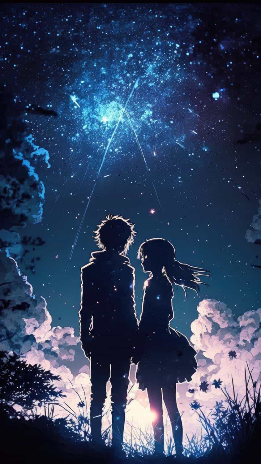 Anime Couple iPhone Wallpaper HD