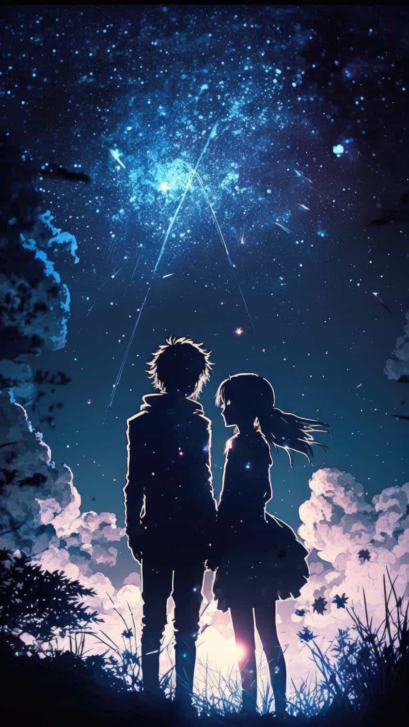 Anime Couple iPhone Wallpaper HD  iPhone Wallpapers