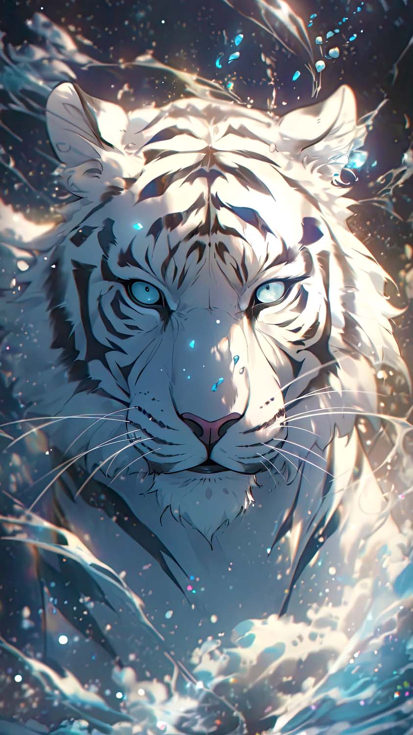 Anime Tiger iPhone Wallpaper HD
