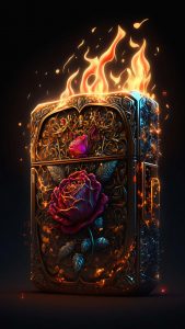 Artistic Lighter iPhone Wallpaper HD