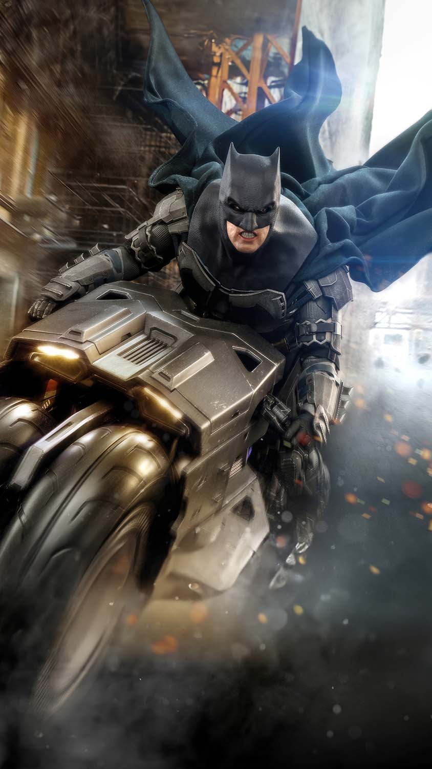 Batcycle in the Flash Movie iPhone Wallpaper HD