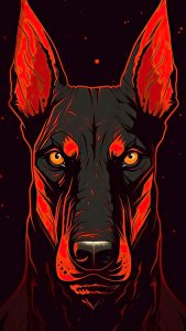 Black Dog iPhone Wallpaper HD