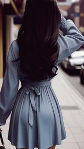 Brown Hair Girl iPhone Wallpaper HD