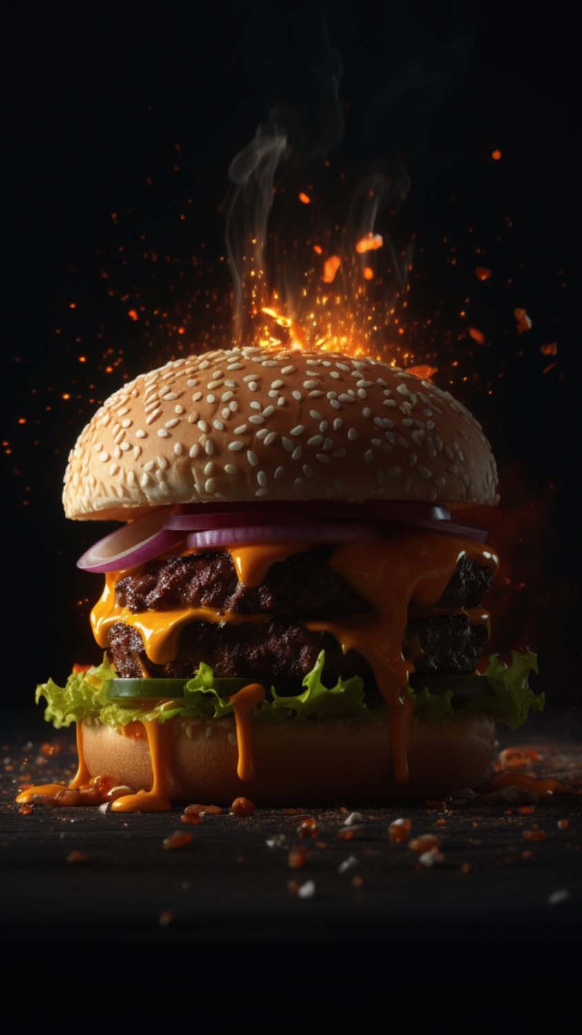 46+] Burger Wallpaper - WallpaperSafari