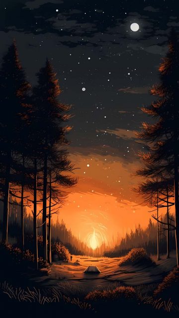 Camping iPhone Wallpaper HD