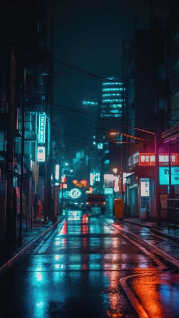 City Lights iPhone Wallpaper HD