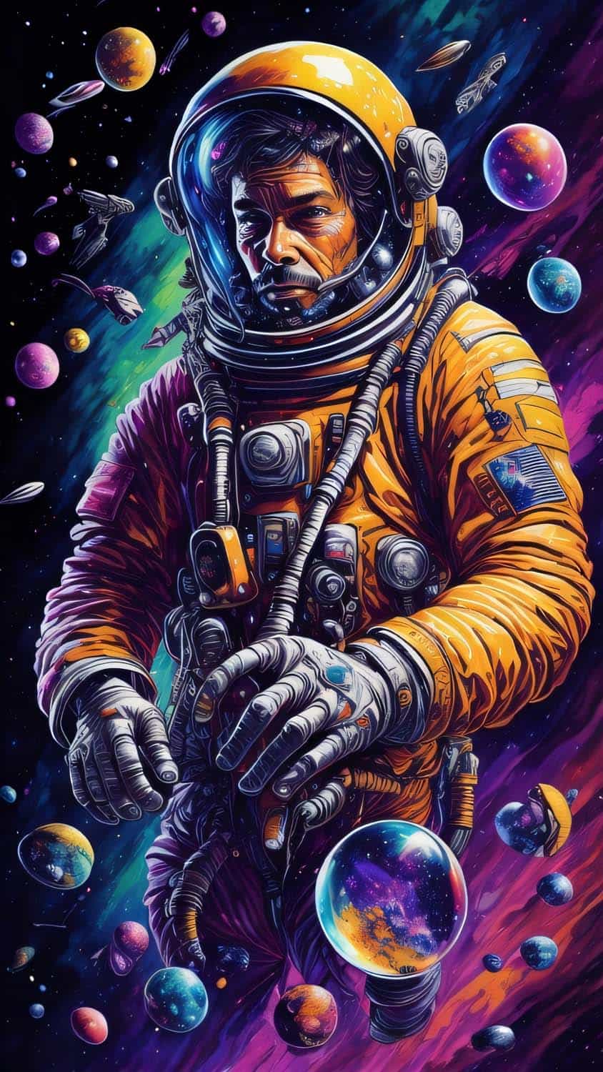 Classic Astronaut iPhone Wallpaper HD