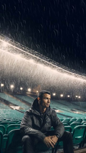 Cristiano Ronaldo Stadium iPhone Wallpaper HD