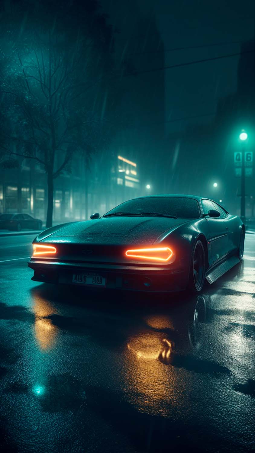 Cyberpunk Car iPhone Wallpaper HD