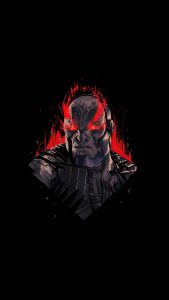 Dark Seid Justice League minimal iPhone Wallpaper HD