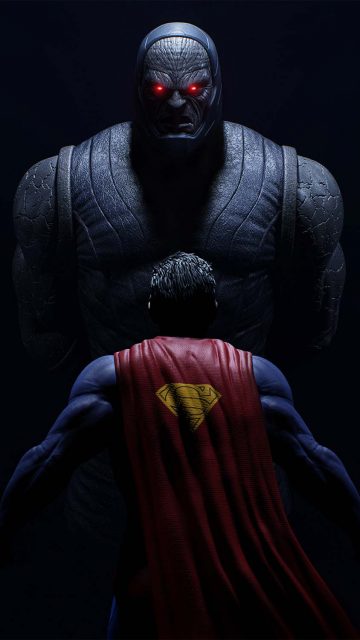 Darkseid vs Superman iPhone Wallpaper HD