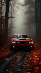 Dodge Challenger Demon Red iPhone Wallpaper HD